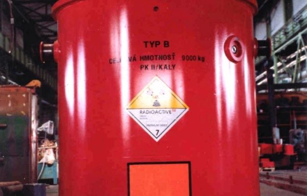 Container for radioactive bulk materials type PKIII